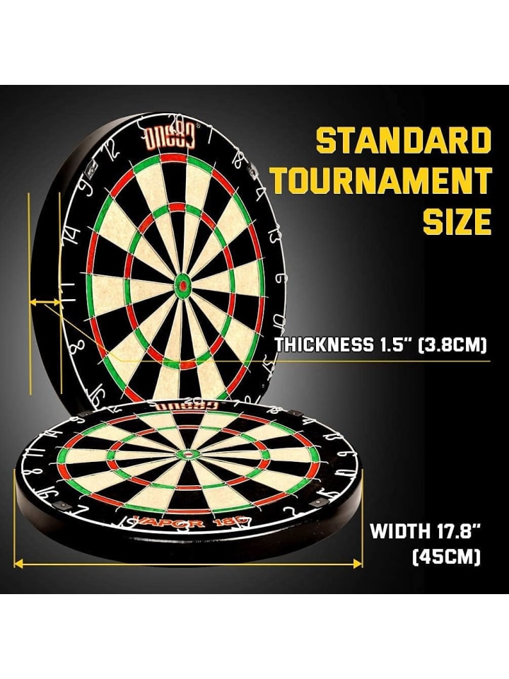 COFI 1453 Dartscheibe mit Pfeilen aus Sisal in Mehrfarbig günstig kaufen onesize
