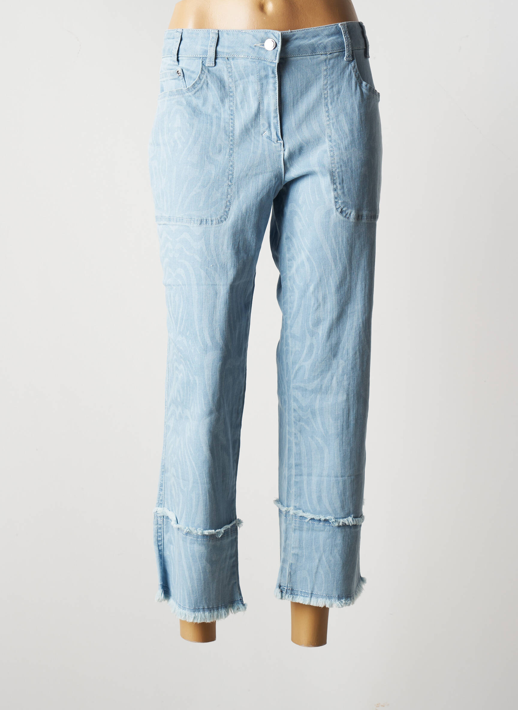 Sportalm Jeans Coupe Droite Femme couleur bleu