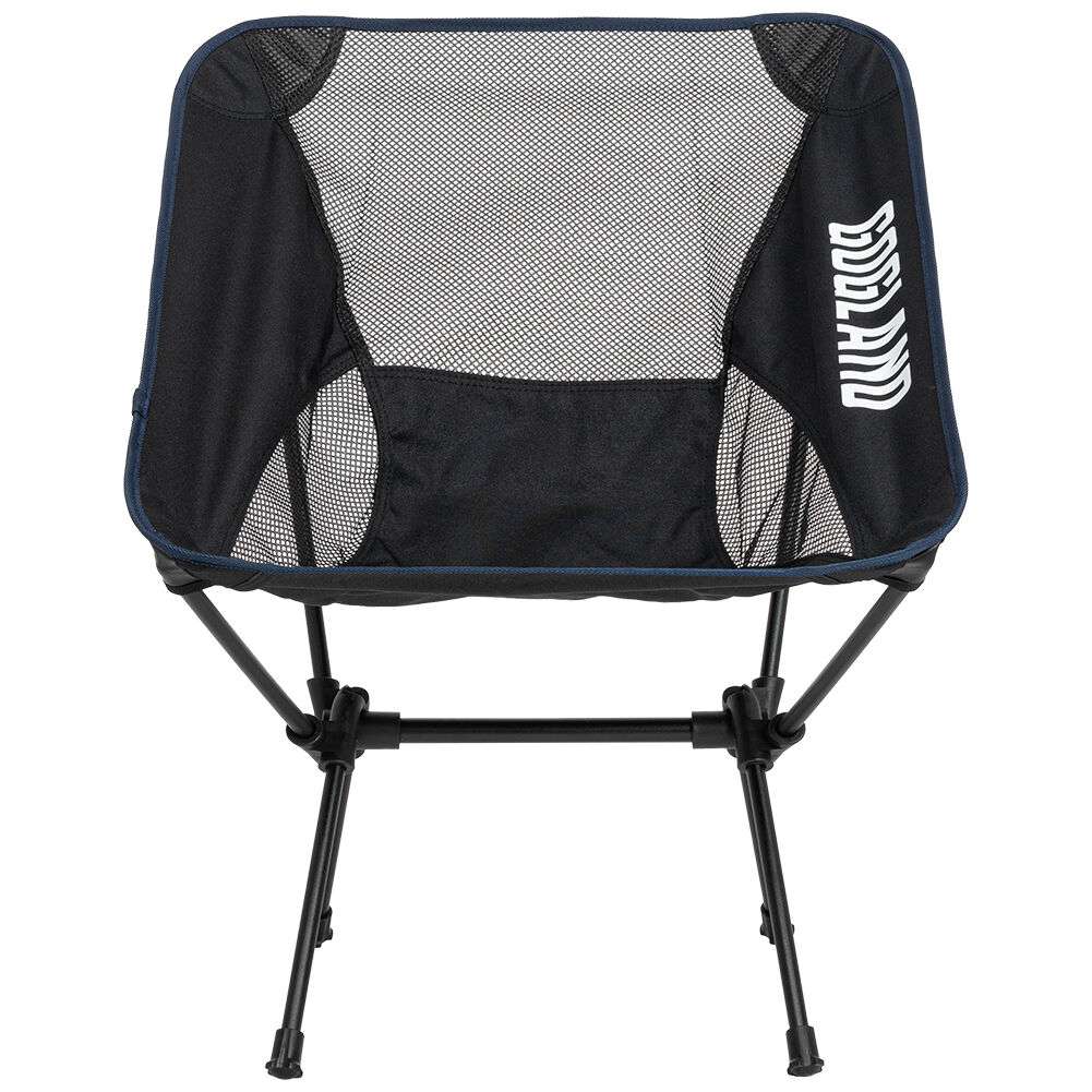 GOGLAND faltbarer Campingstuhl 2er-Pack schwarz/navy