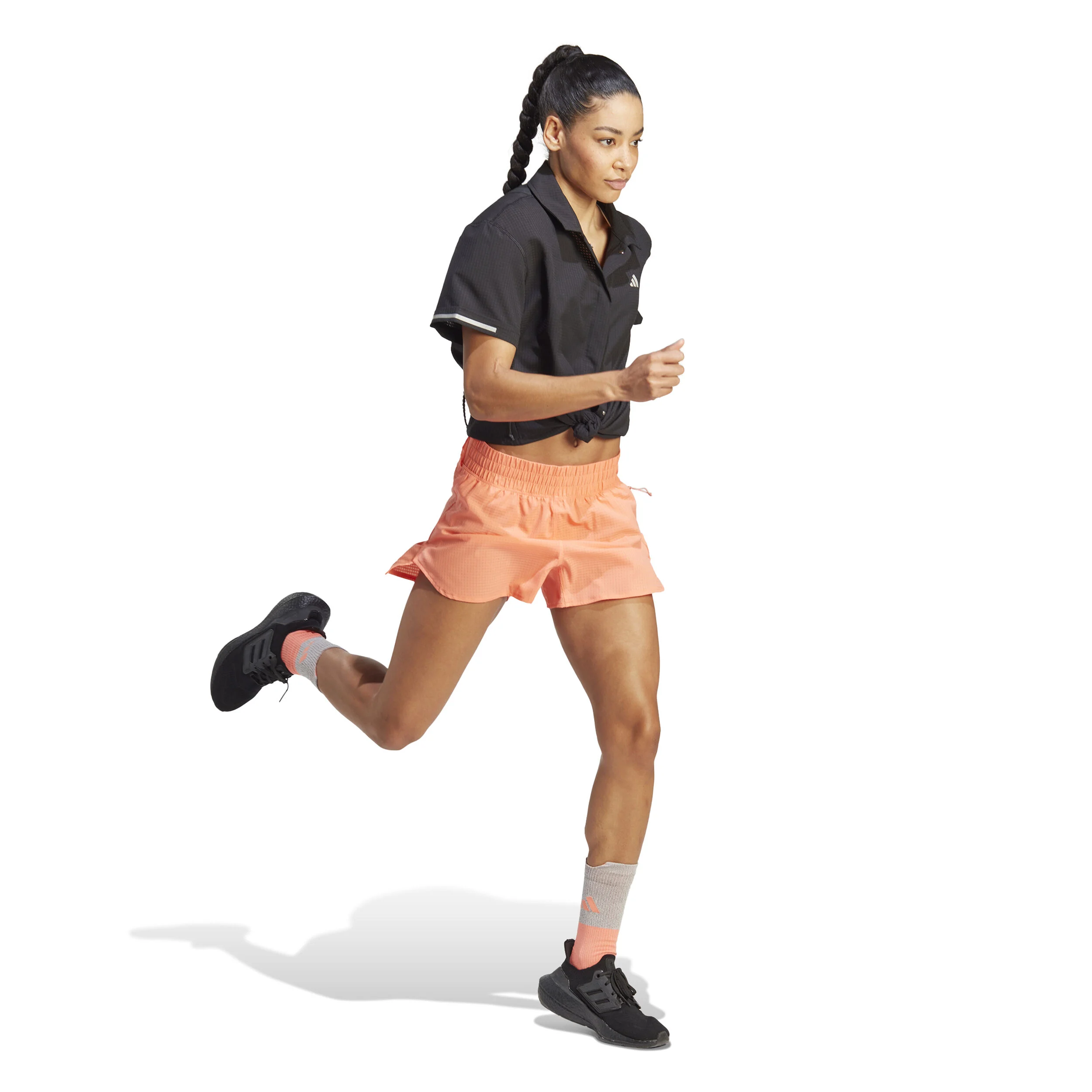 Padded X-City Shorts Damen - Orange