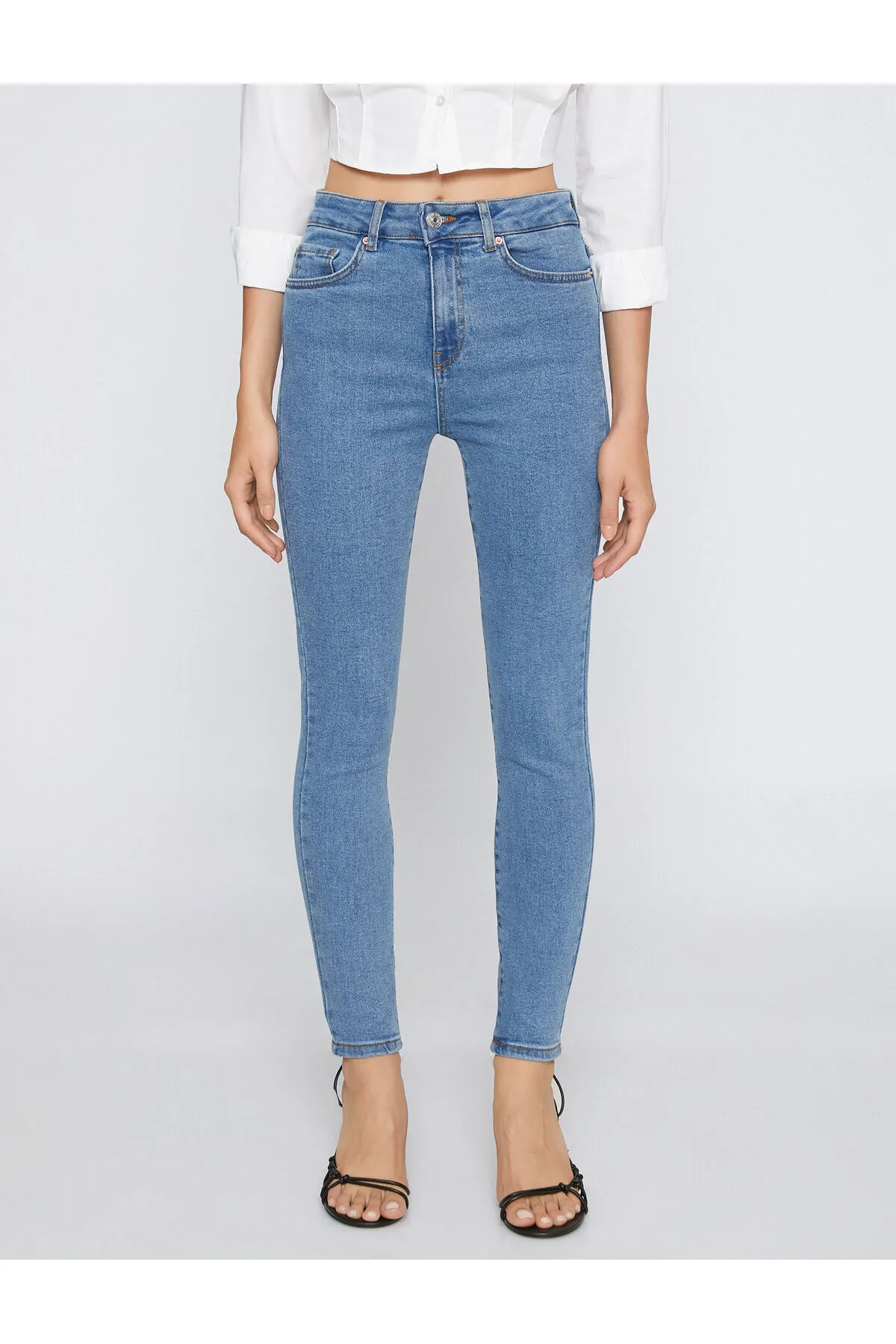 Koton  Röhrenjeans mit hoher Taille – Carmen Jean