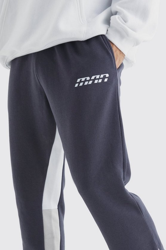 Slim-Fit Colorblock Jogginghose