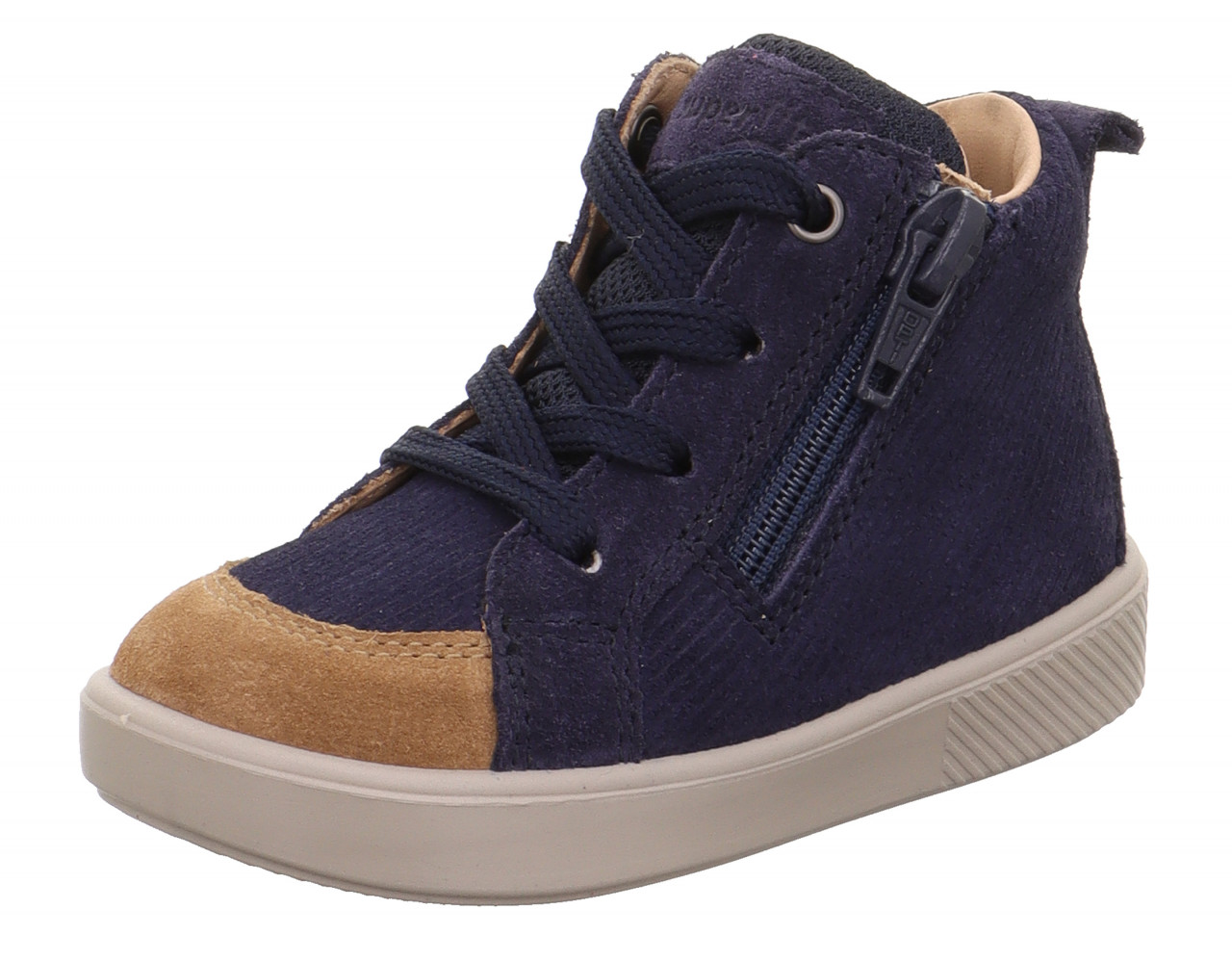 SUPIES - Blau/BraunSneaker high mit Reißverschluss