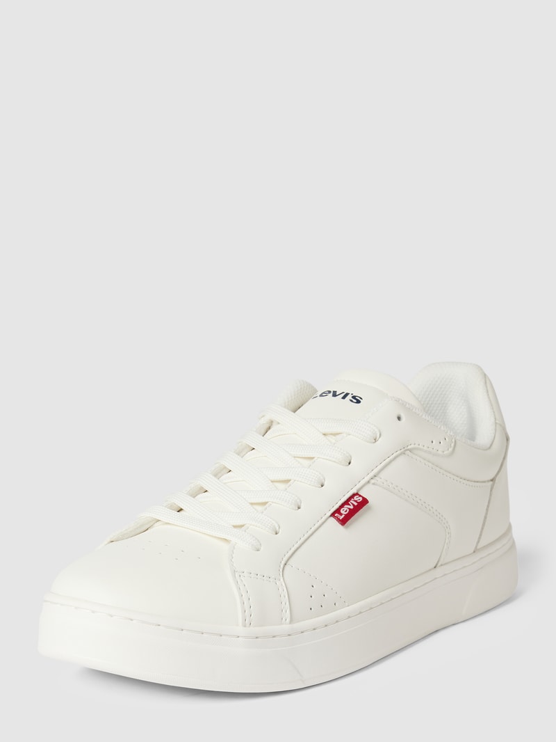Sneaker mit Label-Details Modell 'RUCKER' in weiß