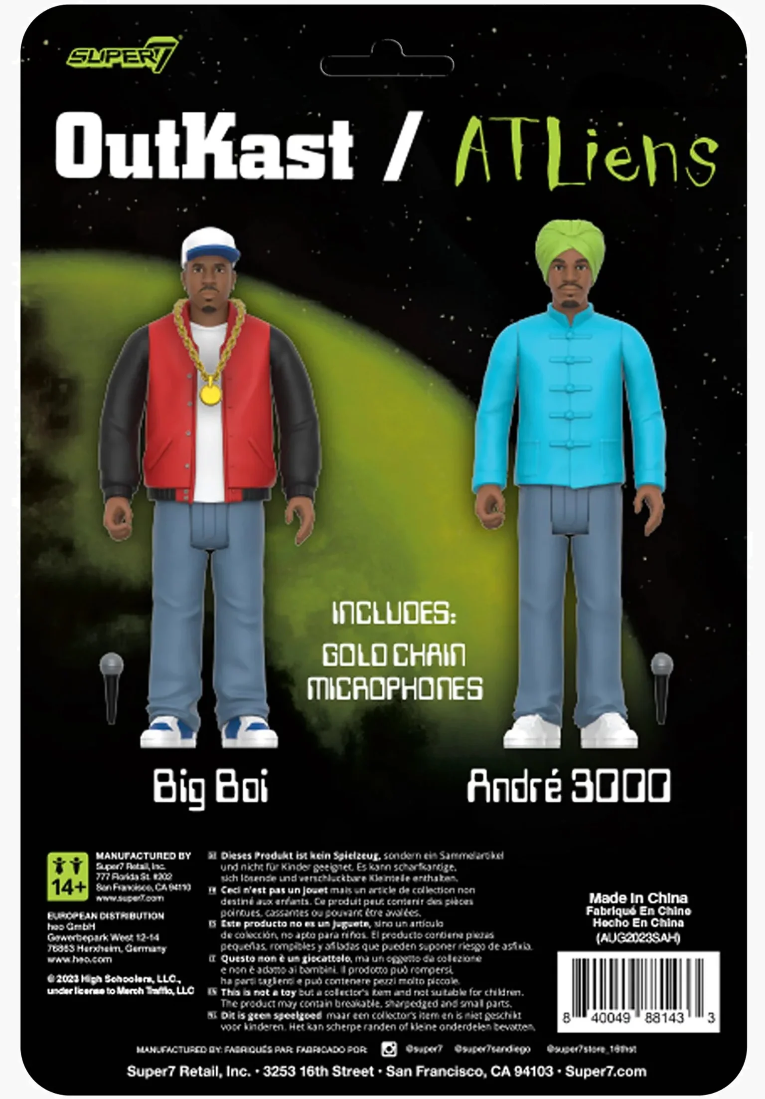 Outkast ReAction Figures Wave 01 - Outkast (ATLien
