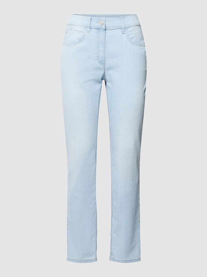 Jeans im 5-Pocket-Design Modell 'CARLA' in hellblau