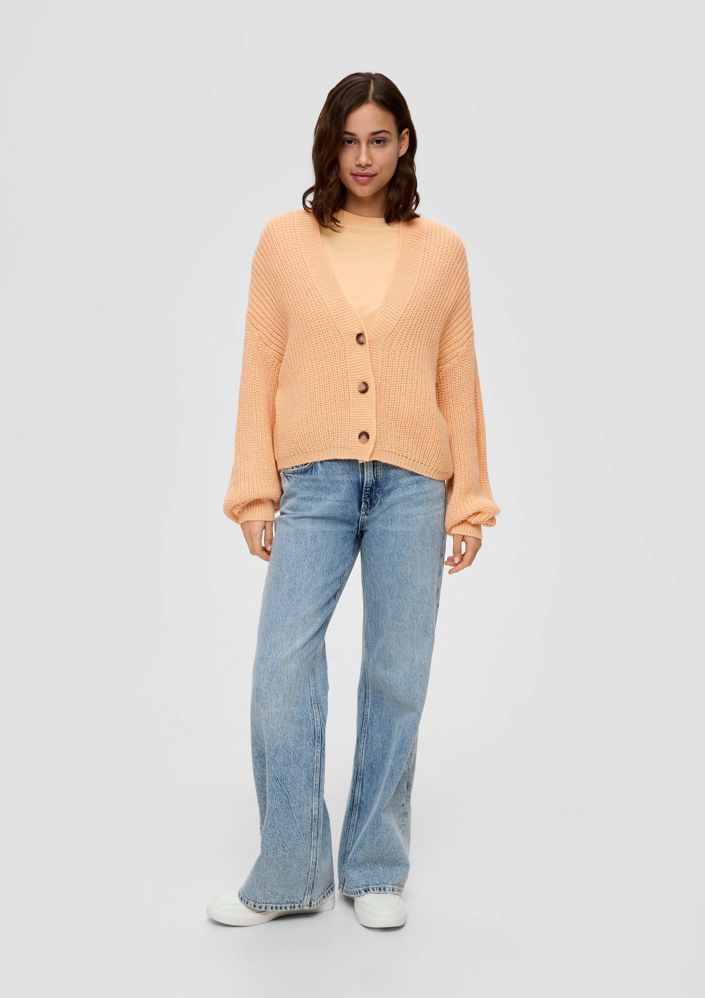 Strickjacke mit V-Ausschnitt  2140592-2101