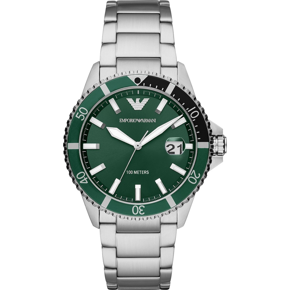 Emporio Armani Montre pour hommes Acier inoxydable Montre