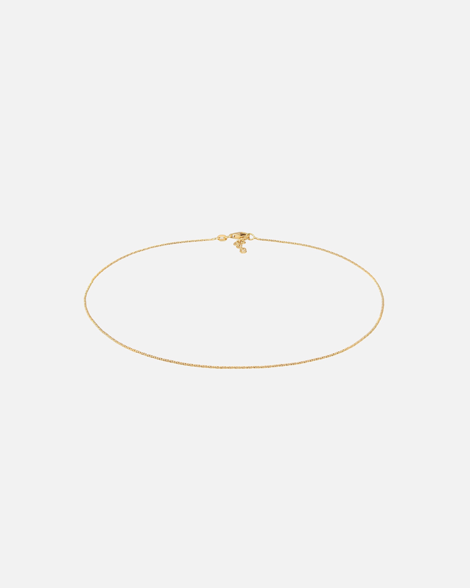 Dámsky tenký náhrdelník Elli Basic Twisted Choker zo striebra 925
