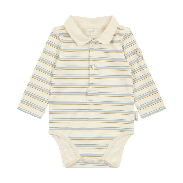 Body langarm, beige für Jungs