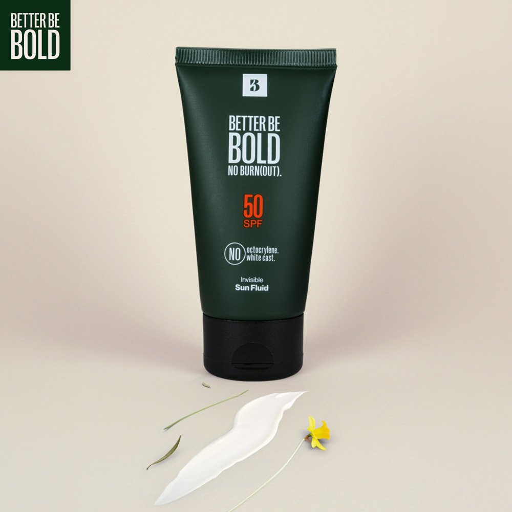 BETTER BE BOLD Glatze Und Gesicht Invisible Sun Fluid SPF 50