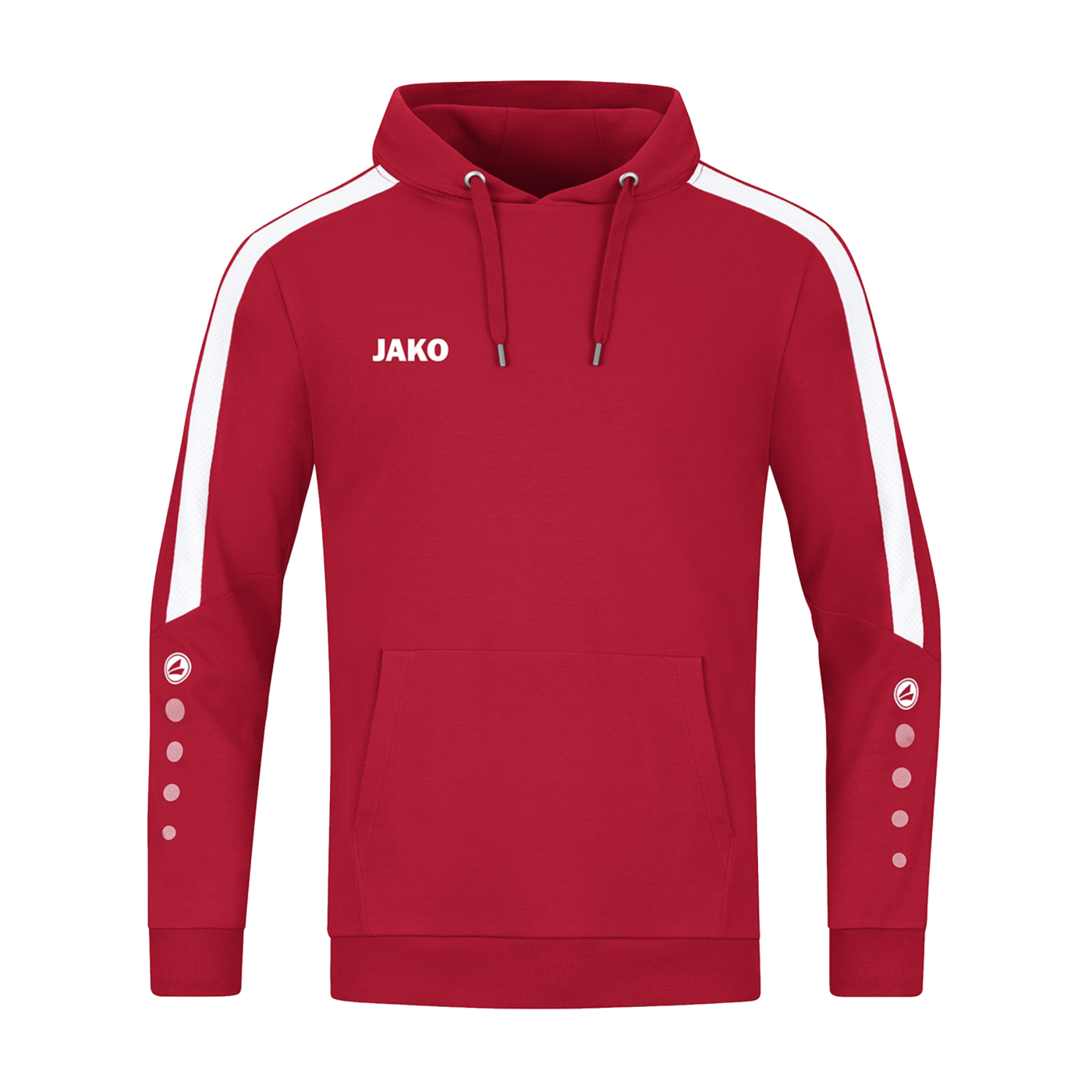 JAKO Power Hoody Damen Rot Weiss F100