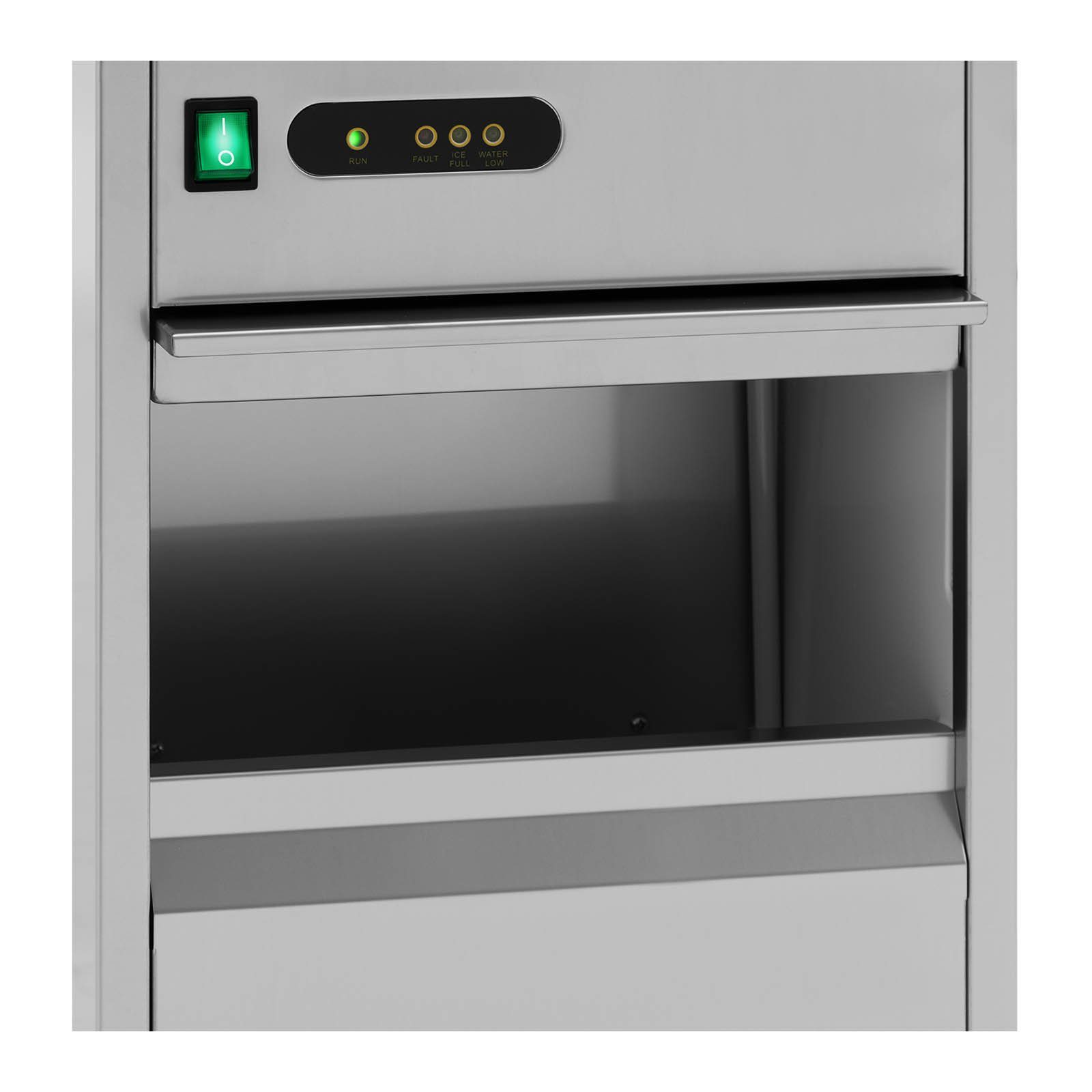 Royal Catering Eiswürfelmaschine Scherbeneismaschine 25 kg/ 24 h Flockeneismaschine Scherbeneisbereiter