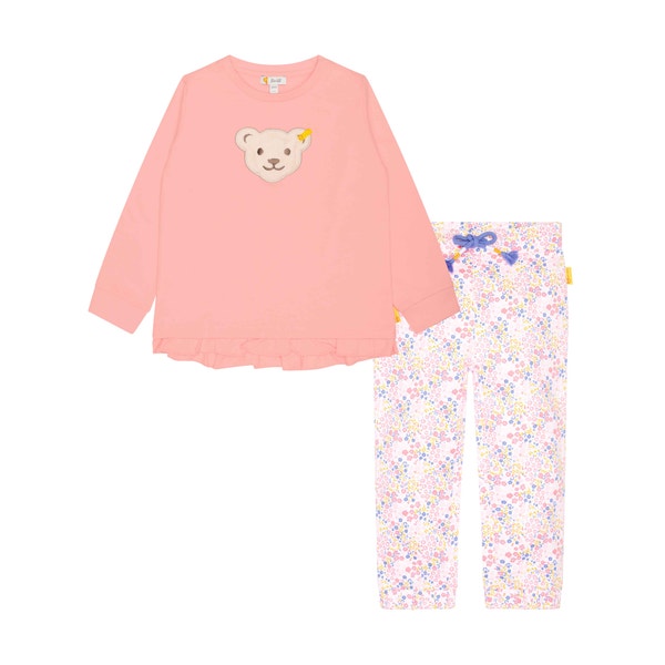 Set Jogger + Sweatshirt, rosa für Mädchen