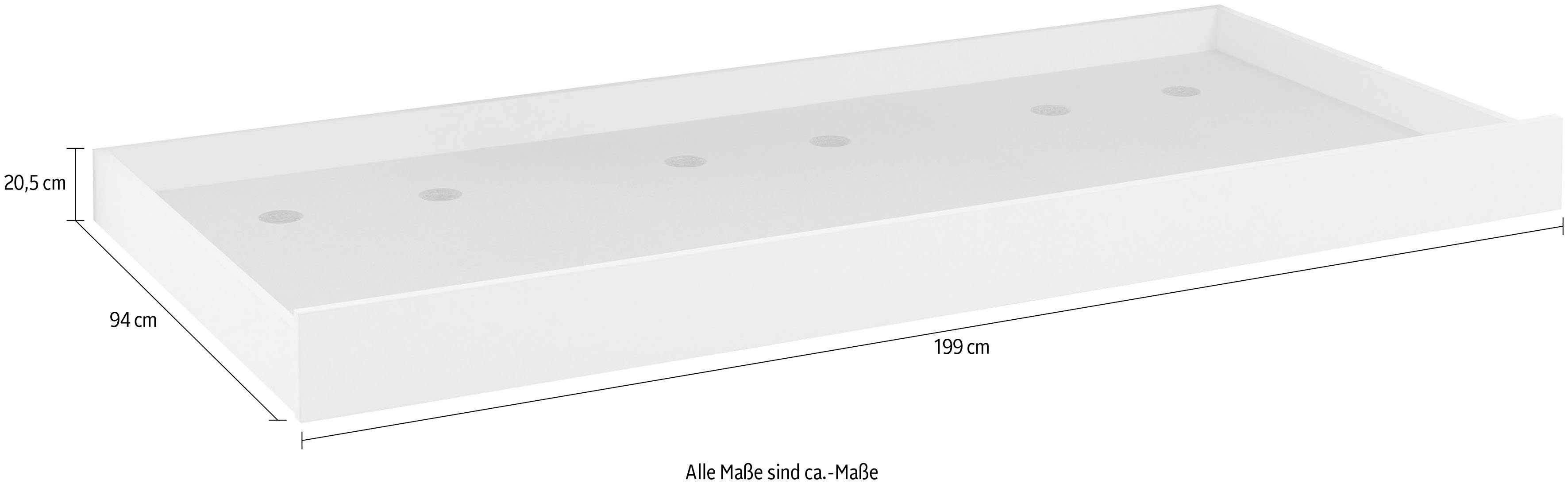 Relita Bettschubkasten Sina, leichte Rollenführung
