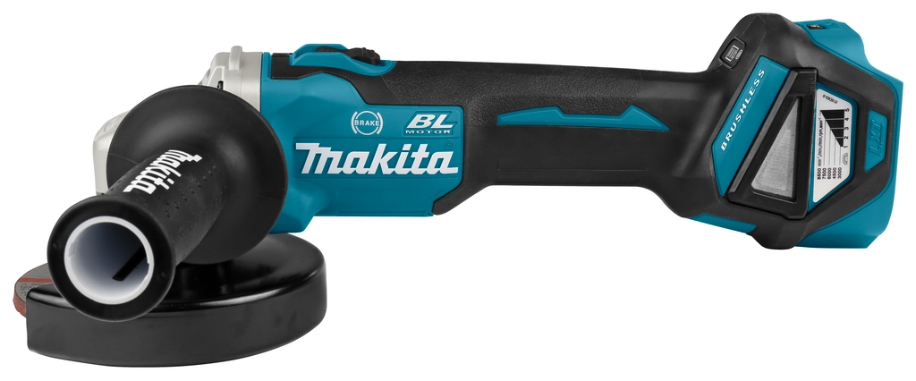 Makita DGA513ZJ 18V Haakse slijper 125 mm met rem in Mbox excl. accu