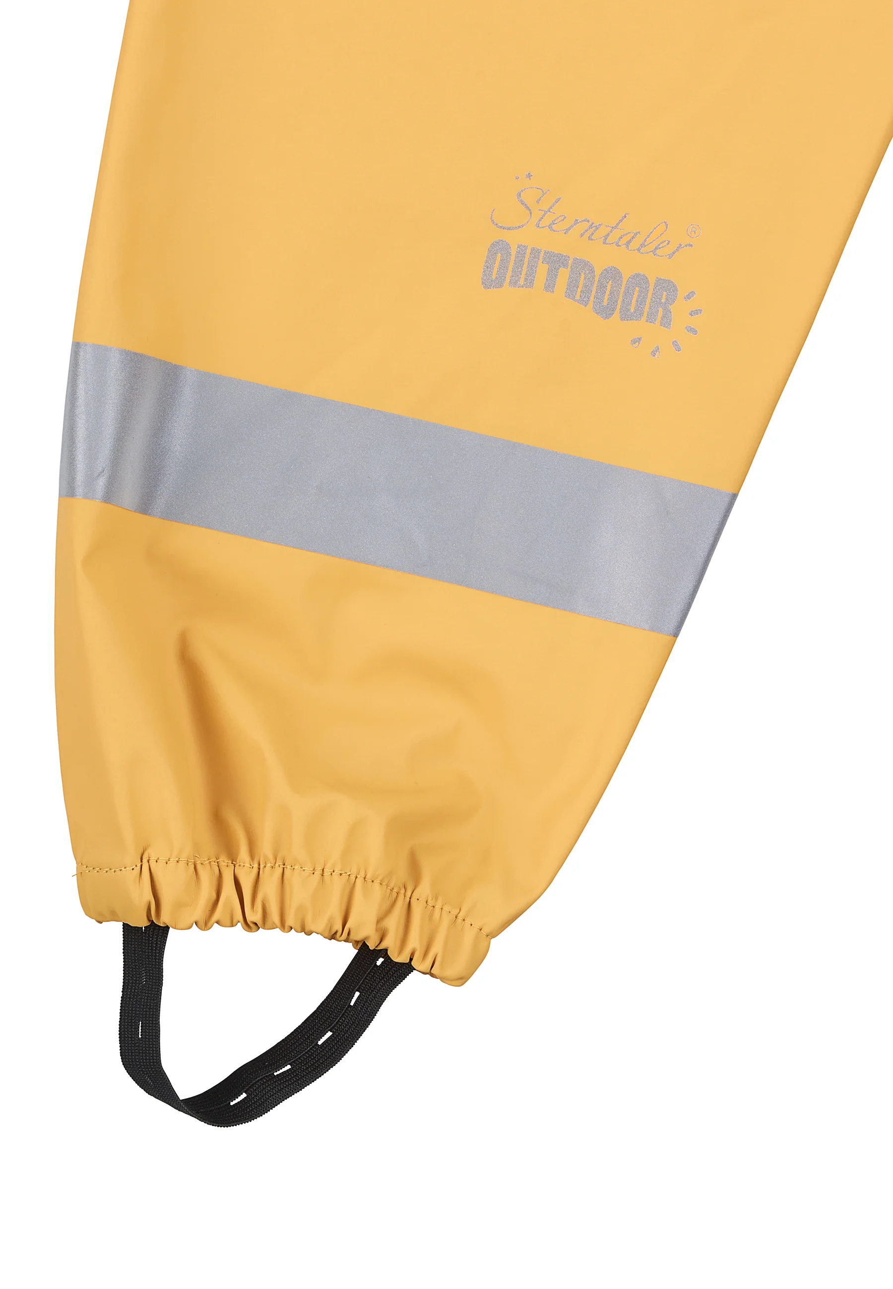 Regenträgerhose ungefüttert mit Reflektoren, uni