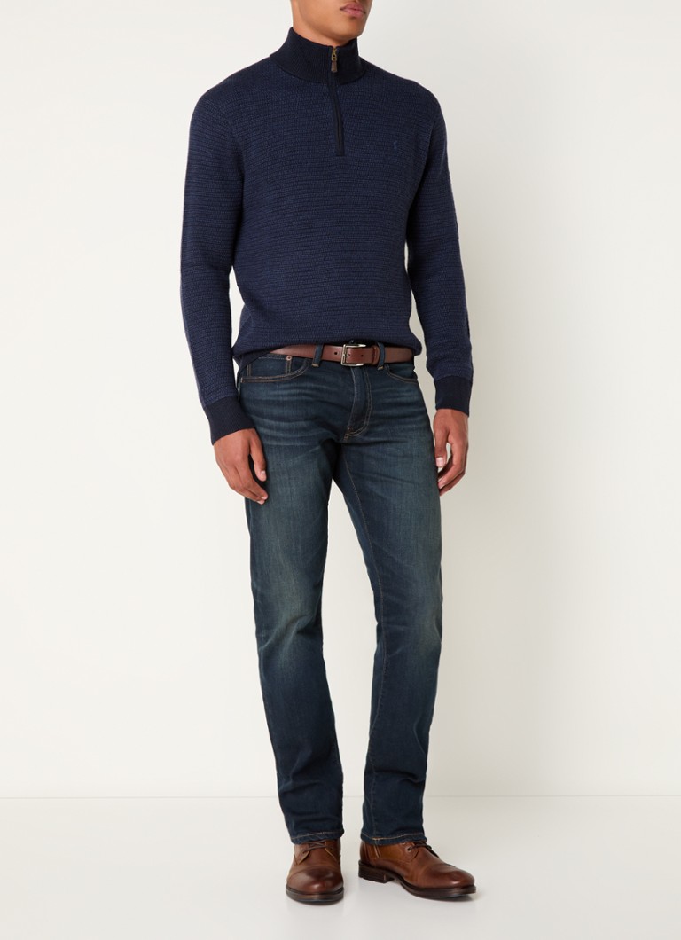 Πουλόβερ Ralph Lauren Chunky Wool με μισό φερμουάρ