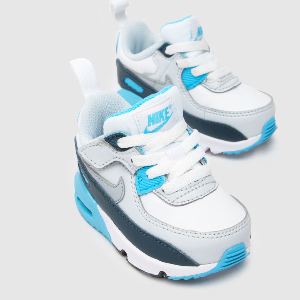Nike Air Max 90 Lány Utcai Cipő Fehér/Fehér/Fekete, 36.5