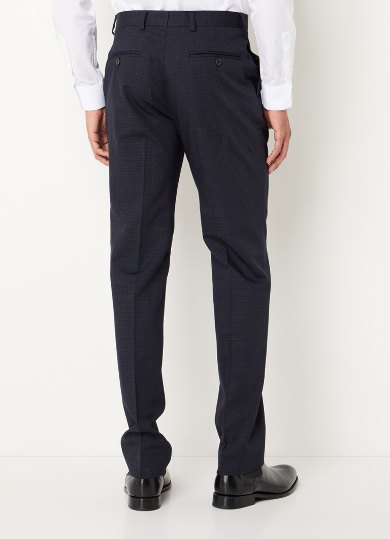 Pantaloni Sandro slim fit din lână virgină, cu buzunare laterale.