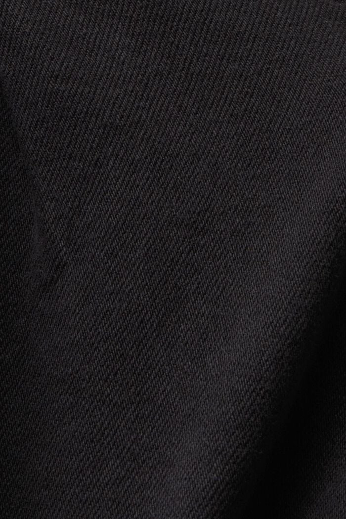 Leinenshorts mit hohem Bund