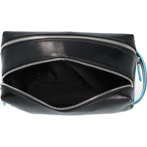 Piquadro Blue Square Kulturbeutel Leder 25 cm