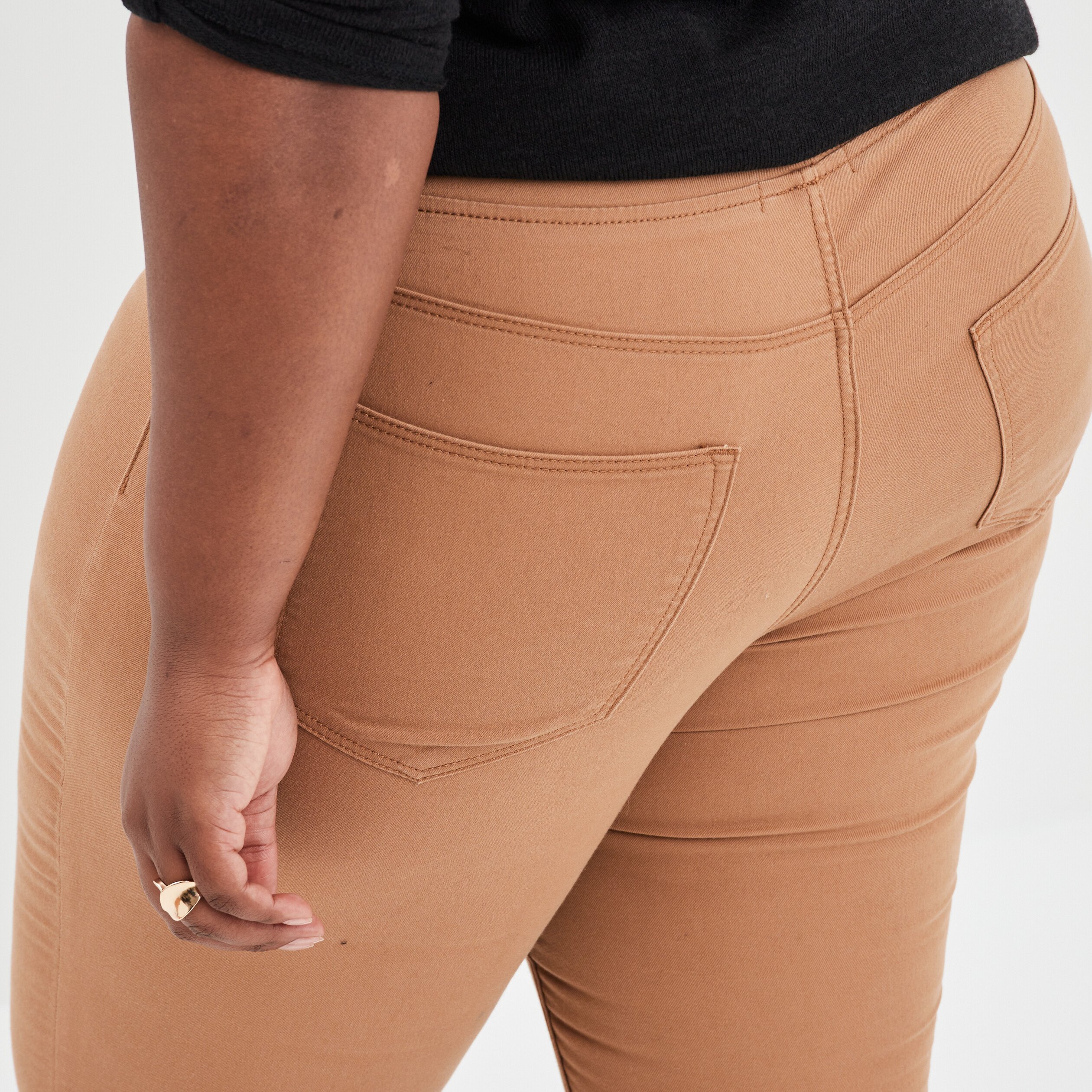Jegging marron clair femme grande taille | La Halle