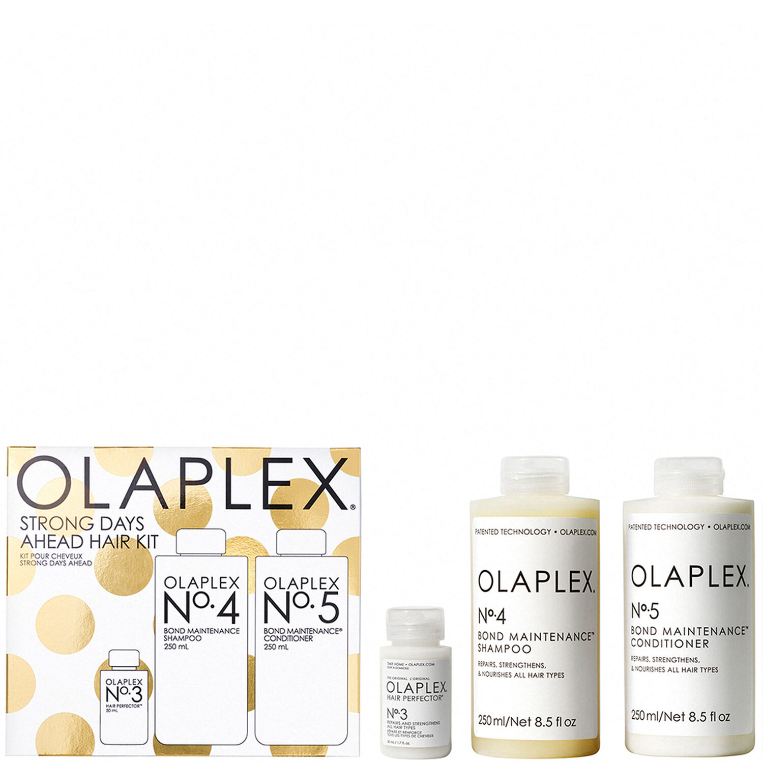 Olaplex Strong Days Ahead Coffret Soin Cheveux - 3 Produits