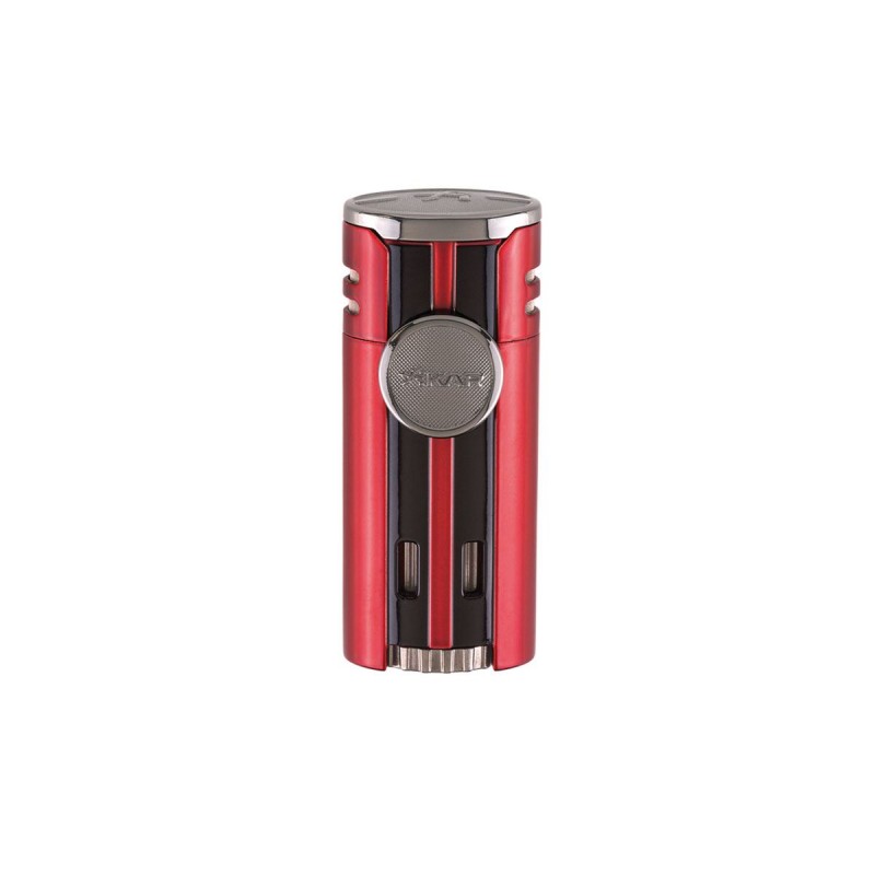 Feuerzeug Jetflamme Xikar, HP4 quad Daytona Red