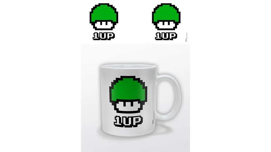 Nintendo 1 Up - Keramik Tasse
