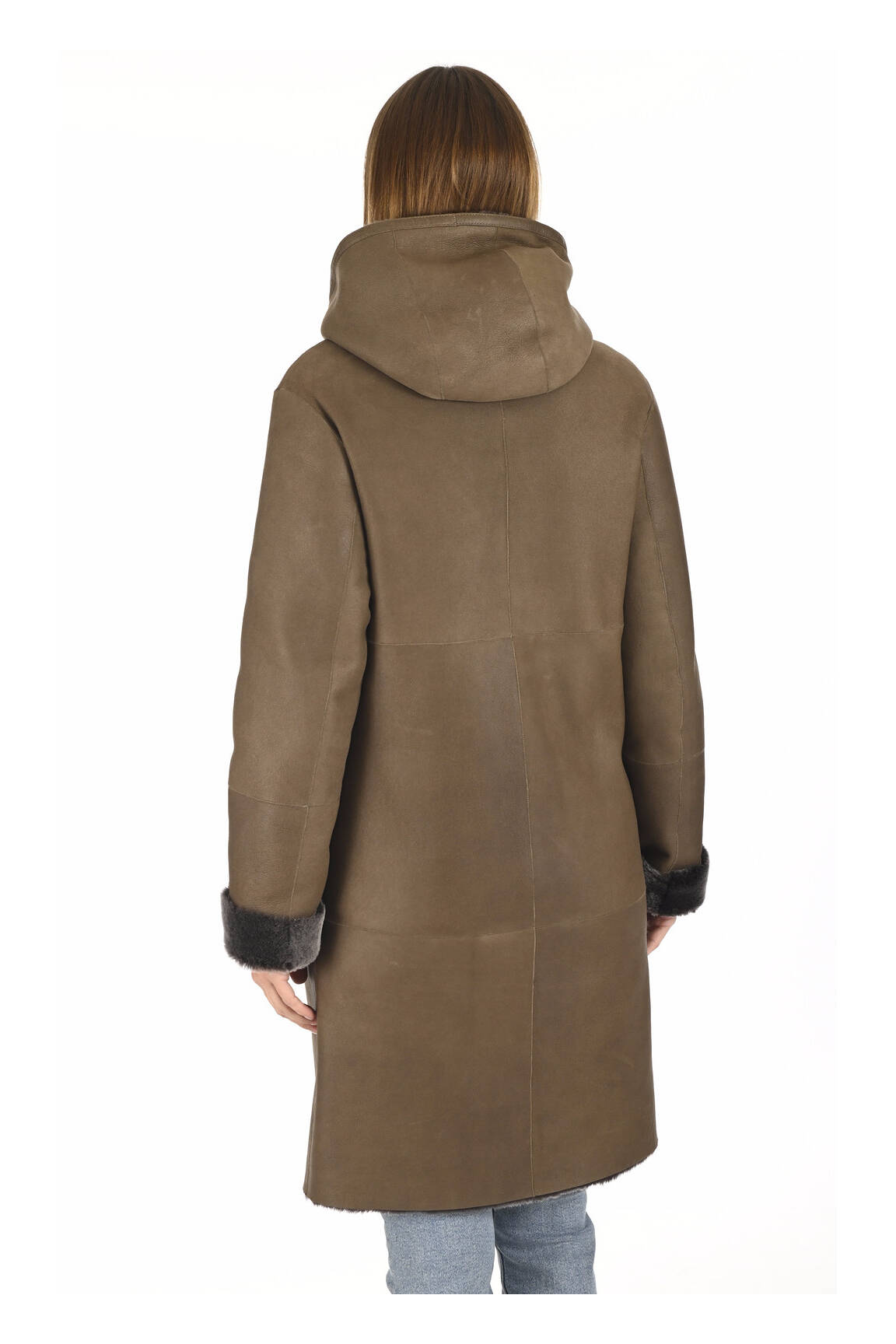 La Canadienne Manteaux Longs Femme couleur marron