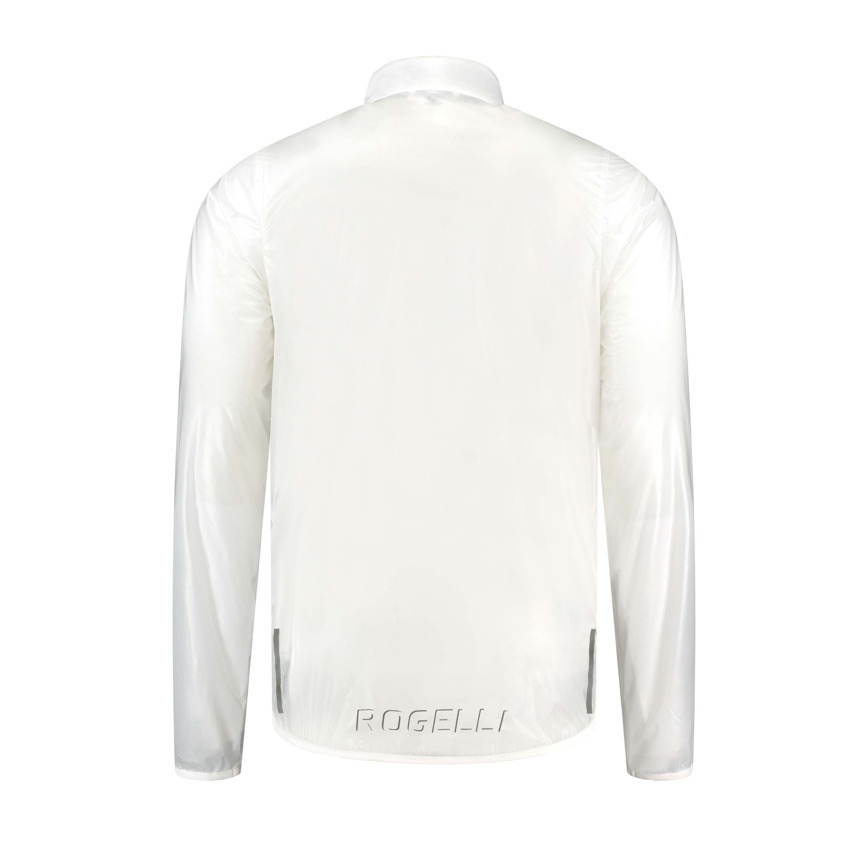 Rogelli Emergency Weiß Herren Fahrrad Regenjacke