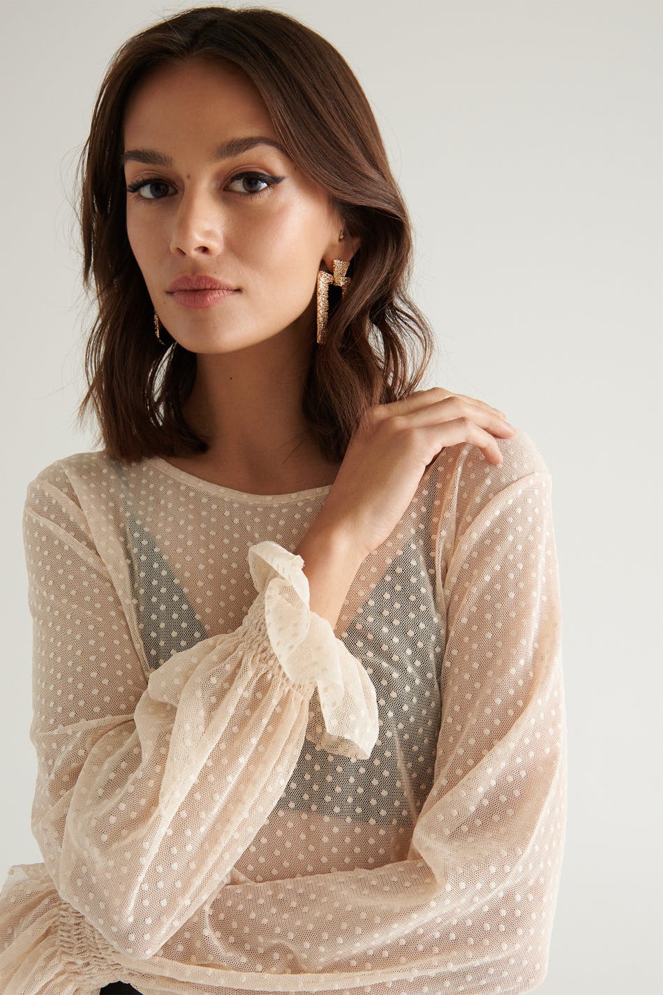 Mandy mesh top