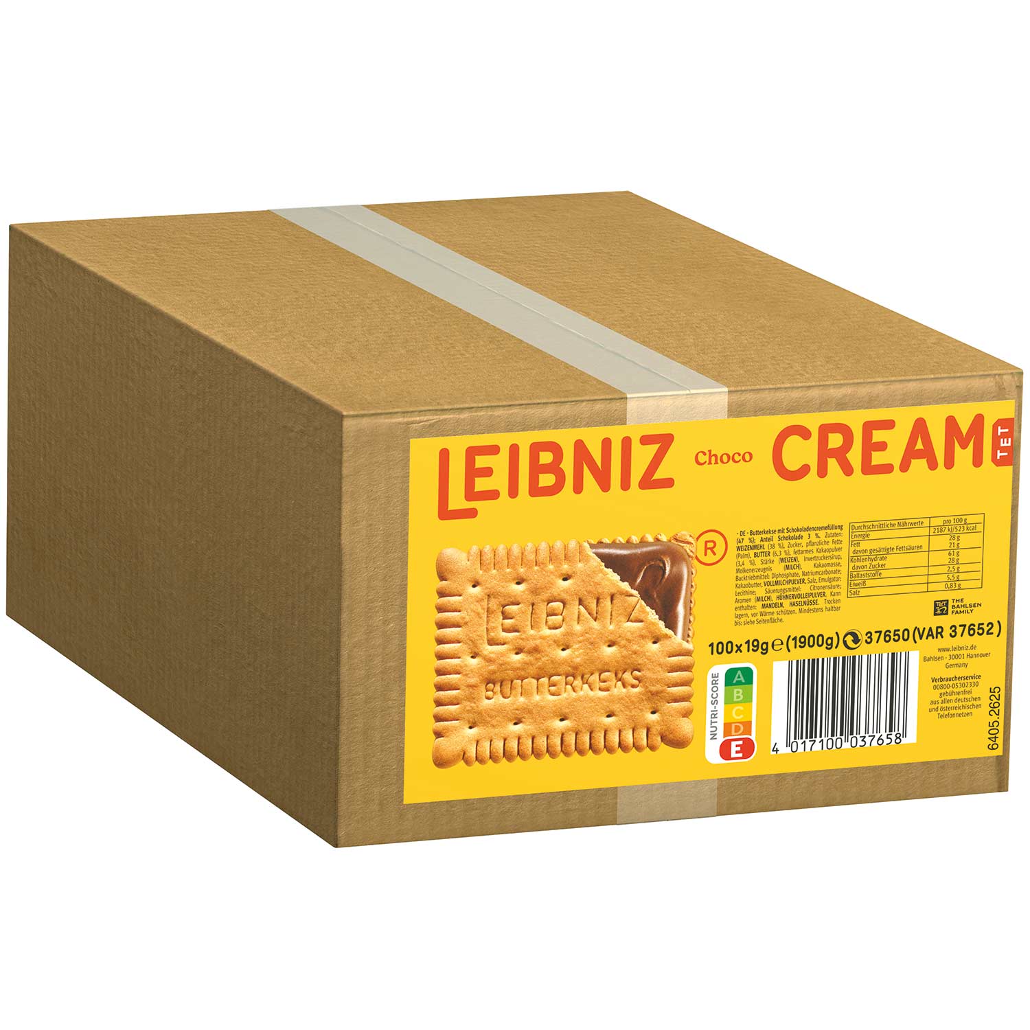 Leibniz Cream Choco 100x19g