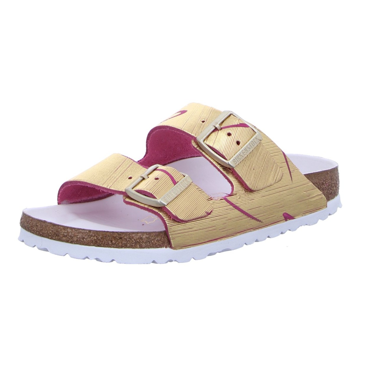 BIRKENSTOCK Pantoletten silber