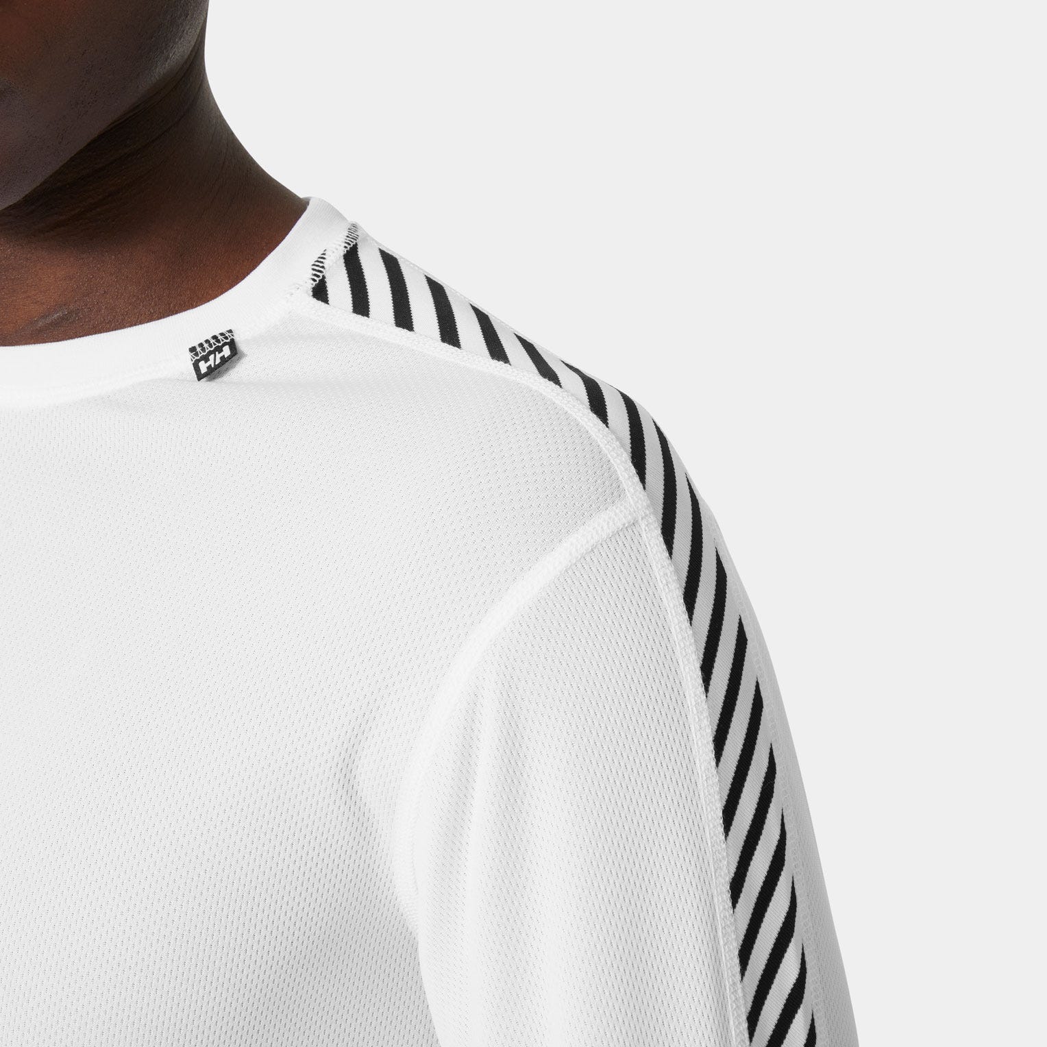 Men's HH LIFA® Stripe Long-Sleeve Crew Base Layer