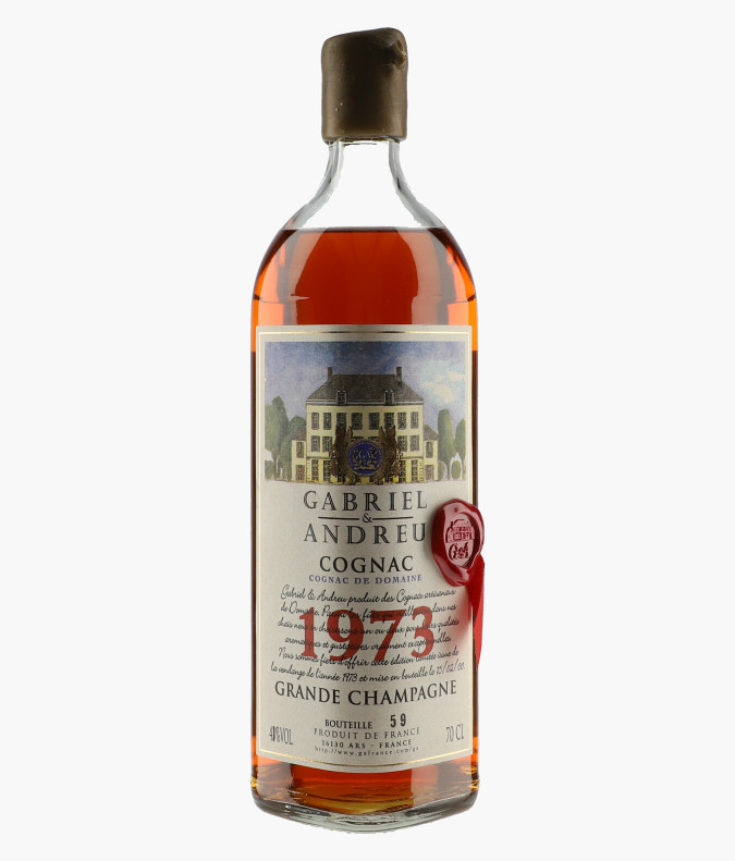 Cognac Monocru Grande Champagne 1973GABRIEL & ANDREU