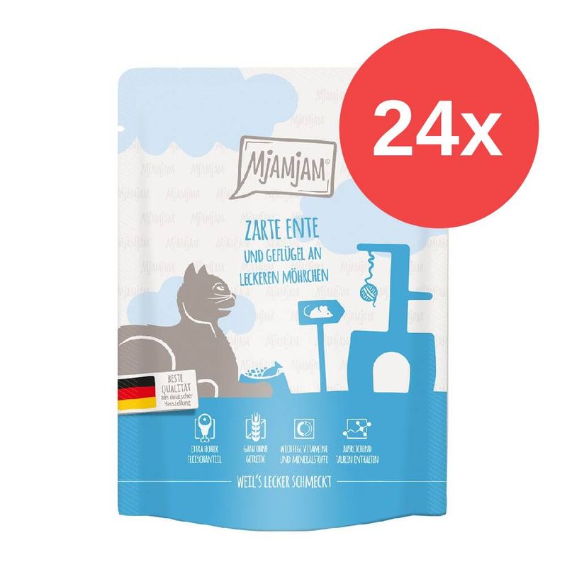 Sparpaket MjAMjAM Quetschie 24 x 300 g zu TOP-Preisen | bitiba %