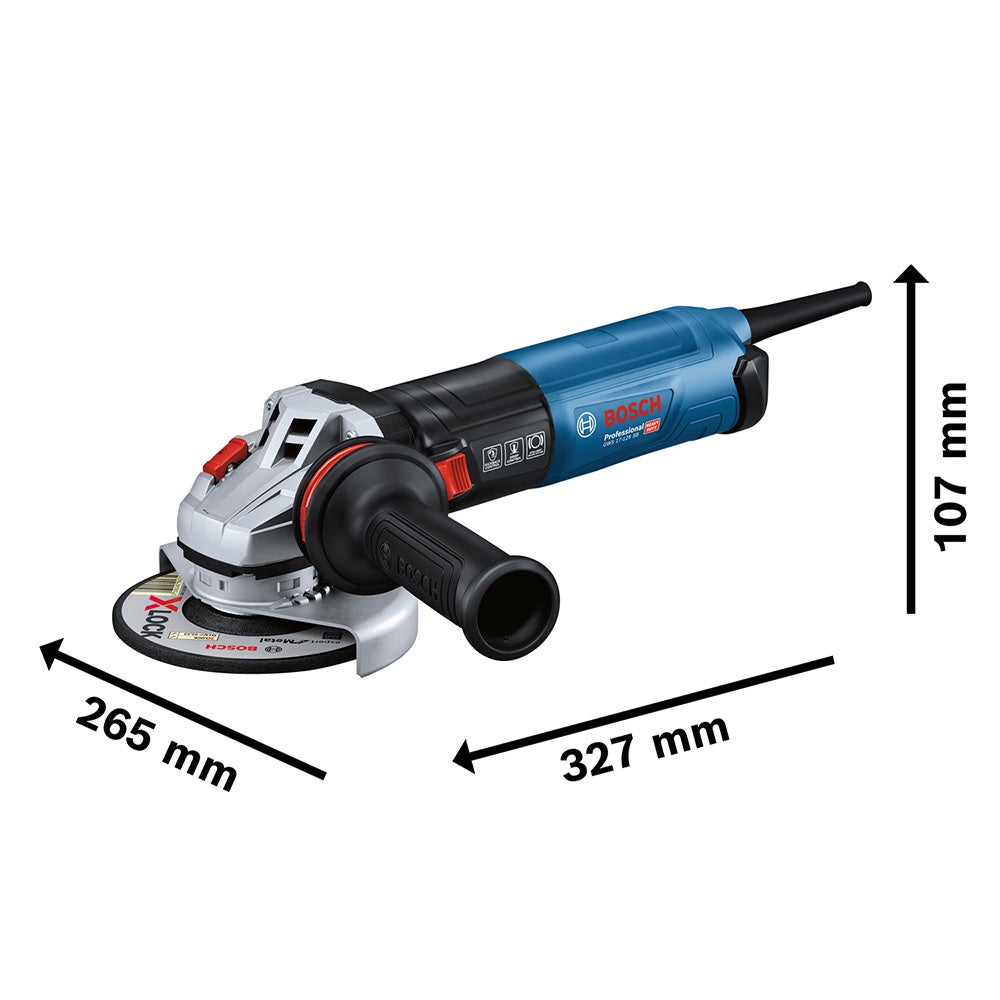 Esmerilhadeira angular profissional BOSCH 1700W 125mm GWS 17-125 CIT 5