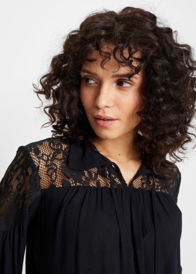 Bluse mit Spitze