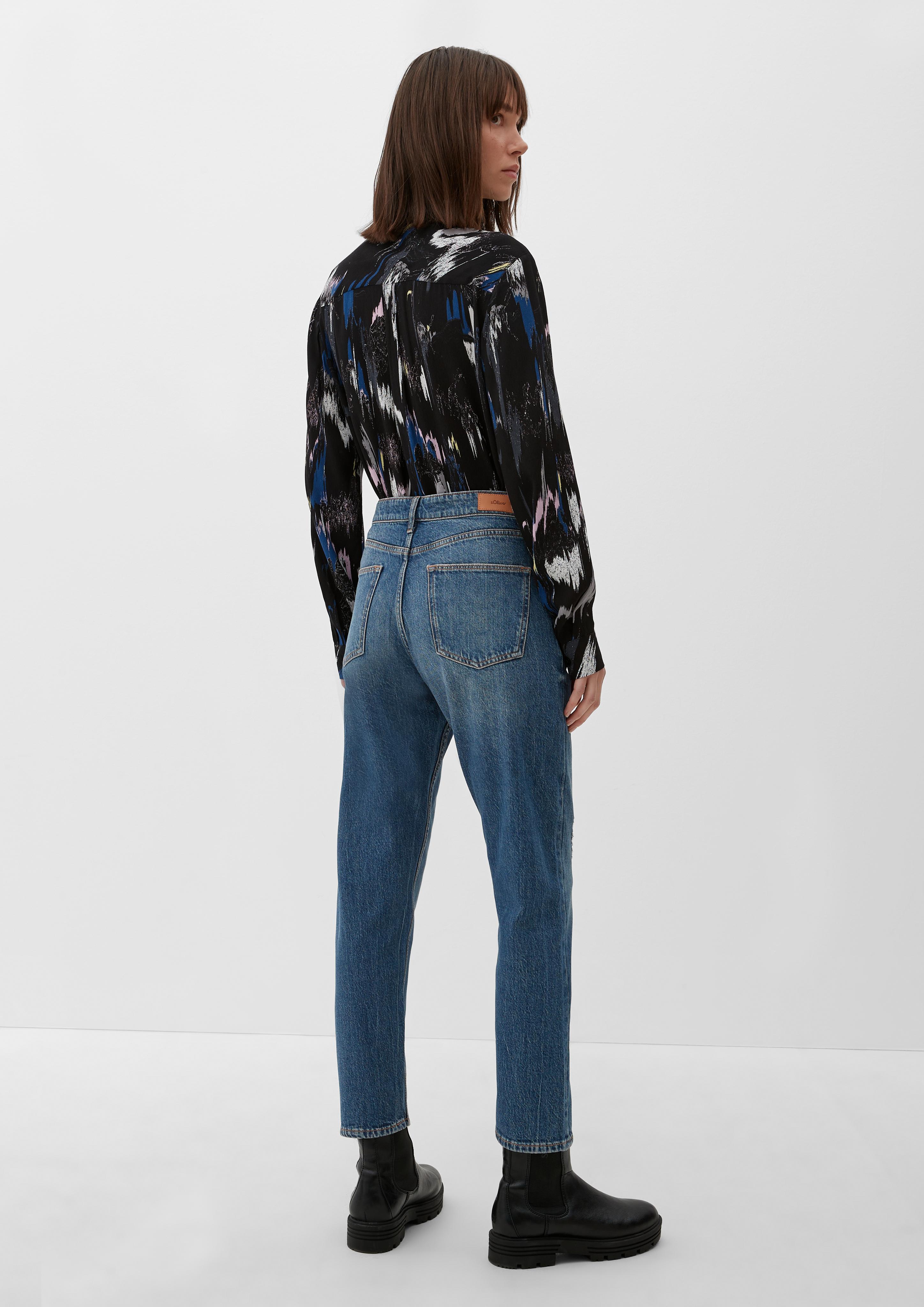 Ankle-Jeans Franciz / Relaxed Fit / Mid Rise / Tapered Leg  2125408-55Z4