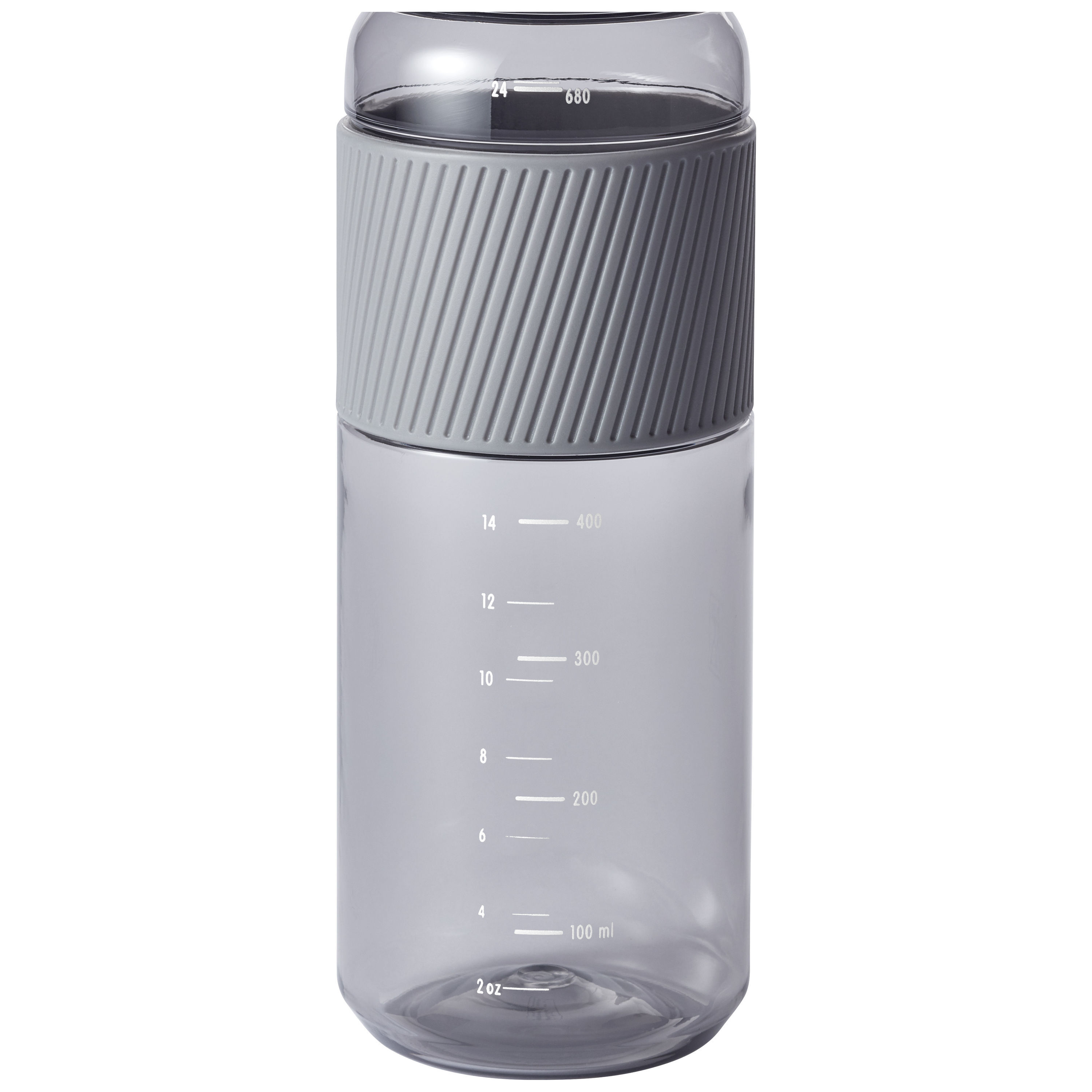 Trinkflasche, 680 ml, Tritan, Grau