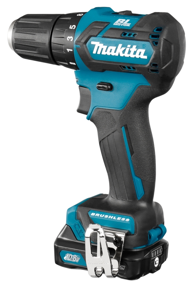 Makita DF332DSAJ Akku-Bohrschrauber 10,8 Volt 2,0 Ah Li-Ionen-Akku, bürstenlos, in M-Box