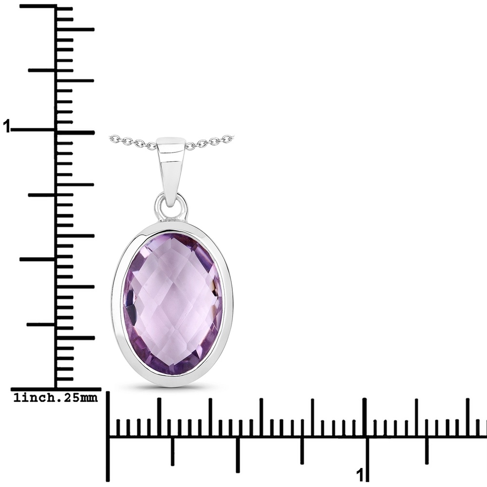 Rafaela Donata Chaîne Argent sterling Améthyste en Argent Bijoux