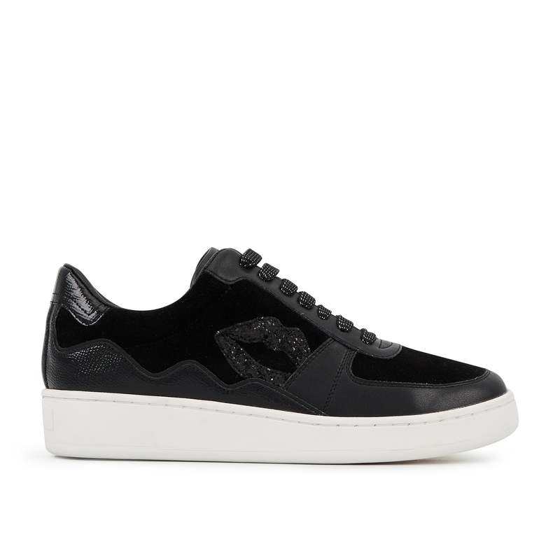 Baskets en cuir Loulou noir