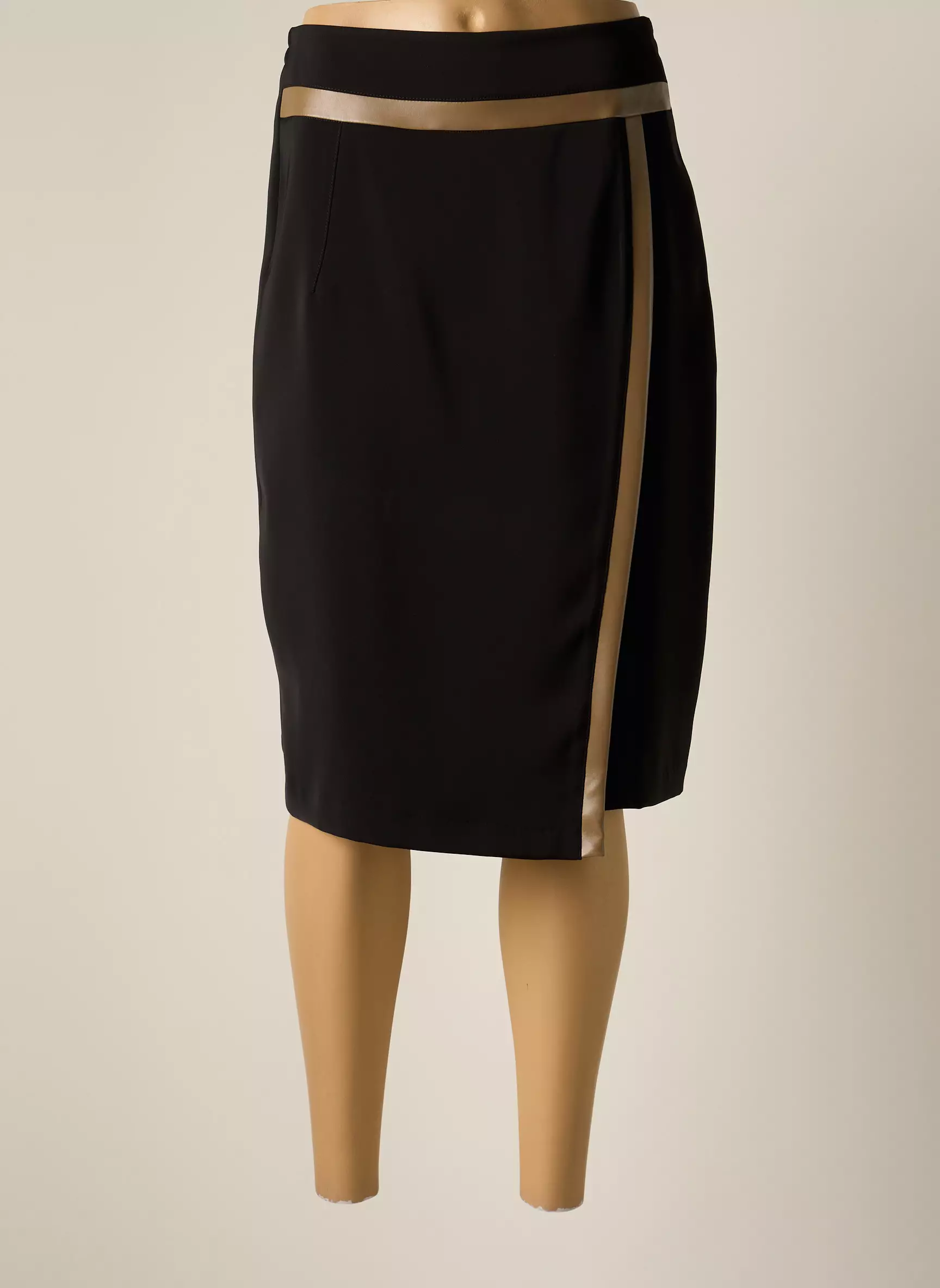 Jumfil Jupes Mi Longues Femme couleur noir