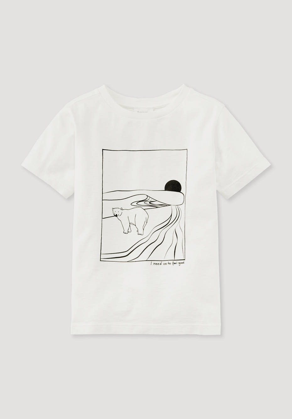 Print-Shirt aus reiner Bio-Baumwolle