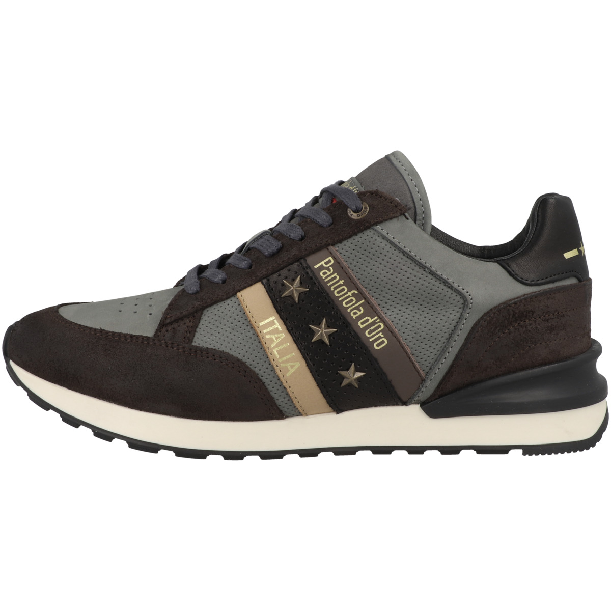 Pantofola d Oro Imola Runner Uomo Low Sneaker Low dunkelbraun