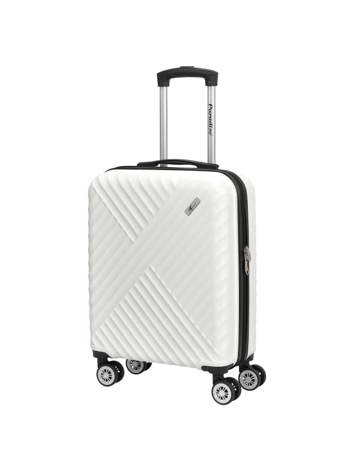 Paradise by CHECK.IN Kingston - 4-Rollen-Kabinentrolley 55 cm (lila) in weiÃŸ günstig kaufen onesize