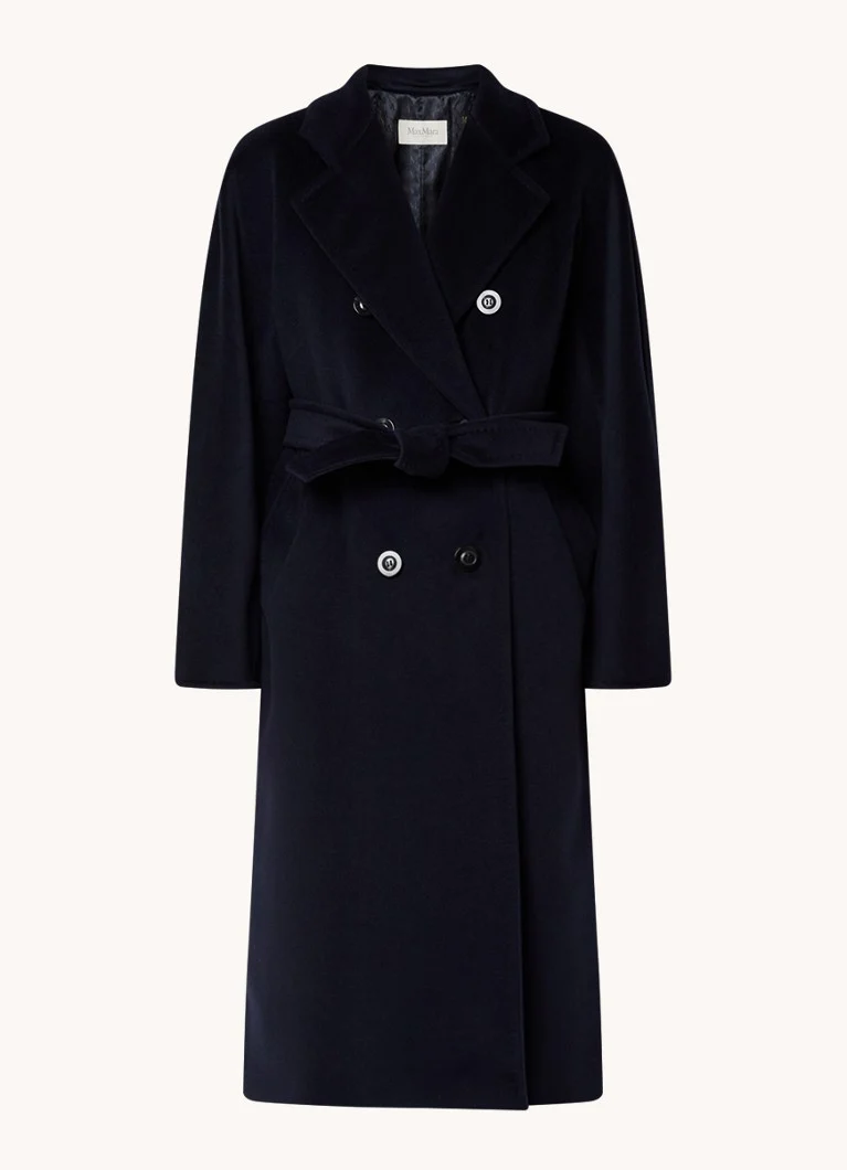 Palton MaxMara Icon 101801 cu două rânduri de nasturi și un aspect de cașmir.